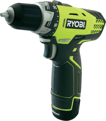 Ryobi RCD12011L Akku-Kompakt-Bohrschrauber LED Grip-Griff 1,3Ah Akku Li-Ion 