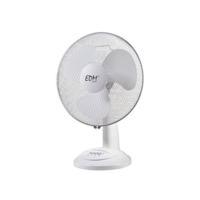 Ventilador sobremesa oscilante EDM 20cm ,35W, 3 velocidades
