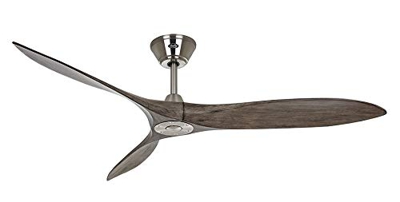 Ventilador de techo CasaFan 315220 ECO AIRSCREW 152 madera maciza gris envejecido / cromo satinado
