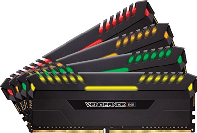1167254-Corsair Vengeance RGB 32 GB (4x8 GB) DDR4 3000MHz C15 XMP 2.0 Kit di Mem