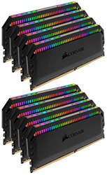 Corsair Dominator Platinum RGB - Kit de Memoria 128 GB (8x16 GB) DDR4 3600 MHz C18, con Iluminación LED RGB, Negro en oferta