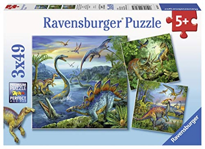 3 X 49 Piezas Puzzle Fascinación Dinosaurio Ravensburger 093175