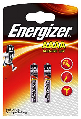 2 x Energizer AAAA 1.5V Batteries MN2500 E96 LR61 Jabra