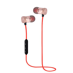 Woxter Airbeat BT-7 Red - Auriculares inalámbricos, Bluetooth, batería, botones de control, Sujeción por Imán, función manos libres, color rojo precio
