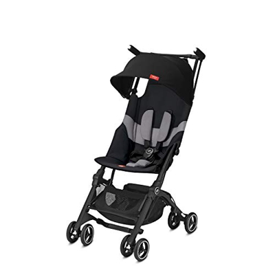 Gb Gold Pockit+ All Terrain 619000215 Silla de Paseo de 6 Meses a 4 Años, 17 kg, Negro (Velvet Black)