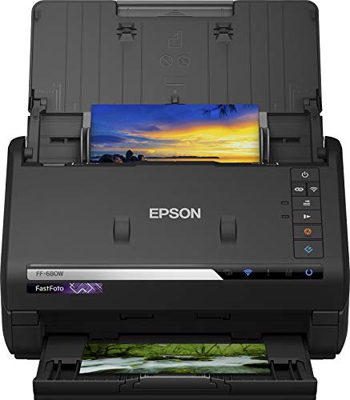 Epson FastFoto FF-680W - Escáner (600 x 600 dpi, 30 bit, 24 bit, 10 bit, 8 bit, 1 bit)
