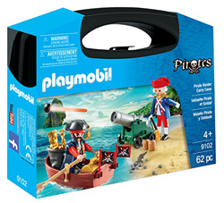 Playmobil Pirates - Maletín grande pirata y soldado (9102) en oferta