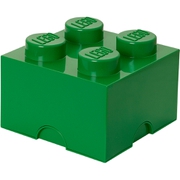 LEGO Bloque de almacenaje 2 x 2 verde