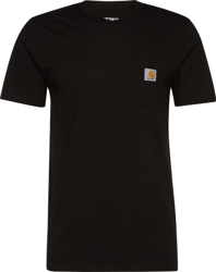 Carhartt Ch S/S Pocket, Camiseta Para Hombre, Negro, S en oferta