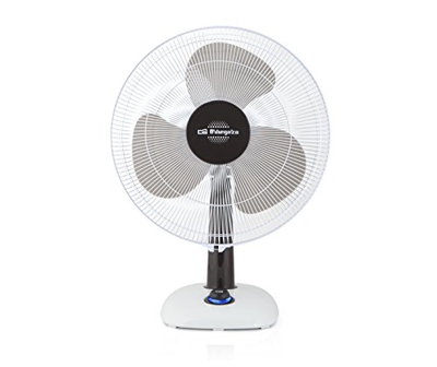 Ventilador de Sobremesa Orbegozo TF 0133, B/N, 40 W