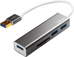 LogiLink 3 Port USB 3.0 Hub/Cardreader (UA0306) en oferta