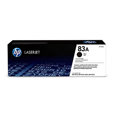 Cartucho de tóner original LaserJet HP 83A negro