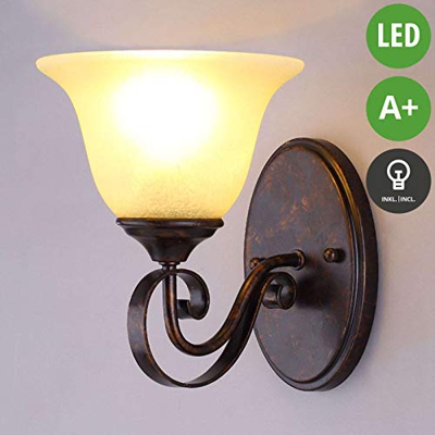 Aplique Svera de estilo campestre, LED E27