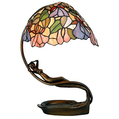 Excelente lámpara de mesa Eve de estilo Tiffany