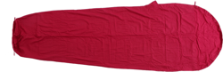 Basic Nature Baumwoll Inlett Innenschlafsack Mumienform rot en oferta