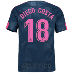Camiseta de hombre 3ª Equipación 17/18 Atlético de Madrid con estampado Diego Costa 18 en oferta