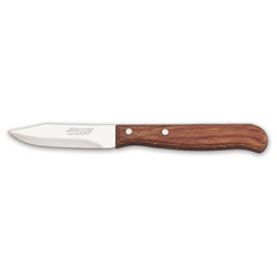 Cuchillo Mondador Arcos Latina 100100 de acero inoxidable Nitrum y mango de madera acomprimida con hoja de 6.5 cm en caja características