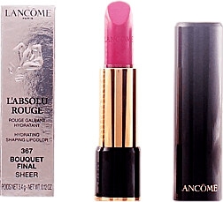 Lancome Pink Lipstick L'Absolu Rouge 367 Bouquet Final