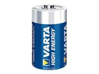 D LR20 Single-use battery Alcalino, Batería características