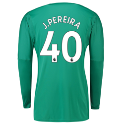 Camiseta de portero de la 1ª equipación Manchester United 2018-19 dorsal J.Pereira 40 en oferta