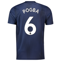 Camiseta de la tercera equipación del Manchester United 2018-19 dorsal Pogba 6 características