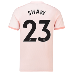 Camiseta de la equipación visitante del Manchester United 2018-19 dorsal Shaw 23 en oferta