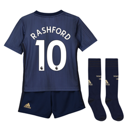 Tercera equipación en tamaño mini del Manchester United 2018-19 dorsal Rashford 10 precio