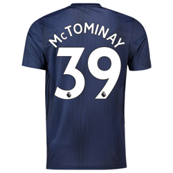 Camiseta de la tercera equipación del Manchester United 2018-19 dorsal McTominay 39 características