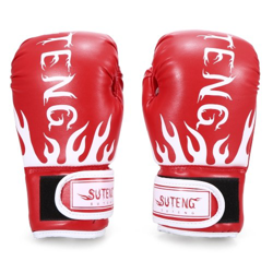 Los niños transpirable seguridad Kickboxing entrenamiento cuero guantes de boxeo precio