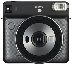 Fujifilm Instax Square SQ6 Cámara de Película Instantánea - Grafito Gris con Instax Square Instant Film Foto Papel 10 Paquetes precio