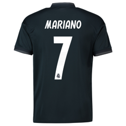 Camiseta de la 2ª equipación del Real Madrid 2018-19​ dorsal Mariano  7 en oferta