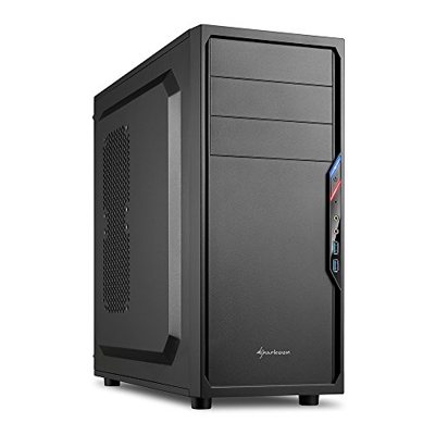 Sharkoon 4044951016037 VS4-V Midi-Tower ATX Gehäuse USB3.0 schwarz - Mini tower
