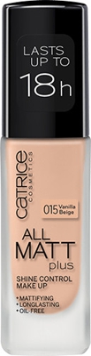 CATRICE ALL MATT PLUS MAQUILLAJE CONTROL BRILLOS 015 VANILLA BEIGE