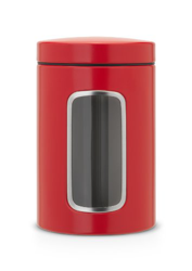 Tarro con ventana Brabantia 1,4 L Rojo características