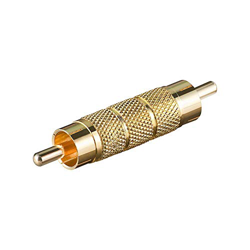 Adapter Cinch-Stecker auf Cinch-Stecker vergoldet für Audio-/Video precio
