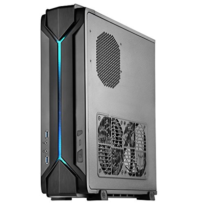 SilverStone SST-RVZ03B Raven Z Mini-ITX Gehäuse schwarz ohne Netzteil - 14L
