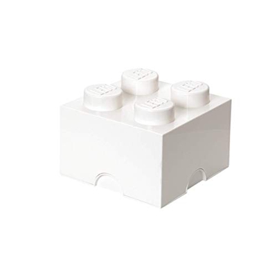 LEGO Bloque de almacenaje 2 x 2 blanco