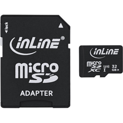 InLine 35053I 32GB MicroSDXC Clase 10 Memoria Flash - Tarjeta de Memoria (32 GB, MicroSDXC, Clase 10, 30 MB/s, Negro) en oferta