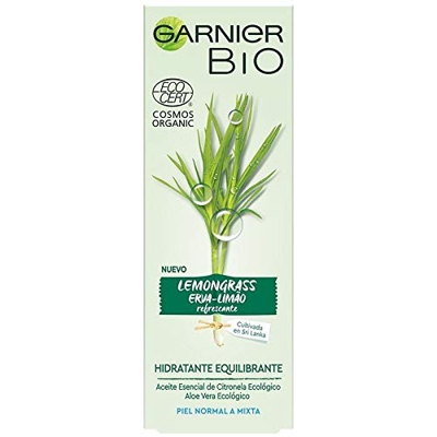 Crema Hidratante Equilibrante Lemongrass Garnier Bio