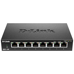 D-Link 8 Port Gigabit Metal Housing Desktop LAN Switch Hub EU 1000mbps Dgs-108 características