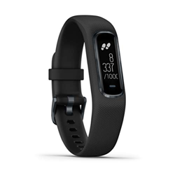 Garmin Vívosmart 4 Azul marino con correa negra Pequeño / Mediano características