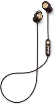 Ecouteurs intra-auriculaires sans fil Marshall Minor BT Marron/Gold
