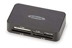 ednet. USB 2.0 Multi Kartenleser - 0.48 Gbps - Amount of ports: Modem - USB precio