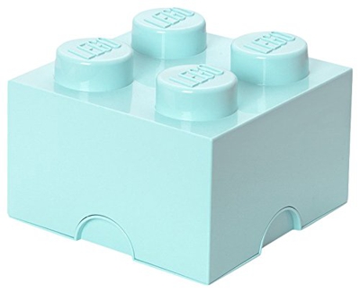 Lego Aufbewahrungsbox Storage Brick 4 Aqua