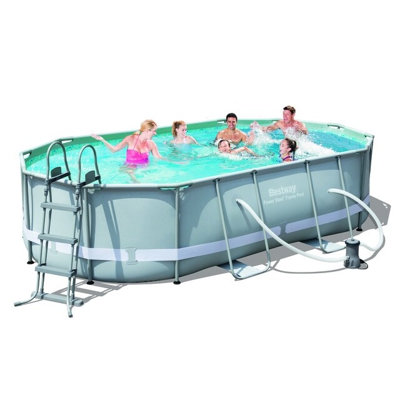Piscina desmontable Ovalada Bestway 56448 Frame 488x305x107 cm