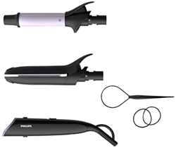 Philips BHH811/00 - Plancha multiestilo 5 en 1, rizador, plancha de pelo, dos accesorios para el cabello en oferta