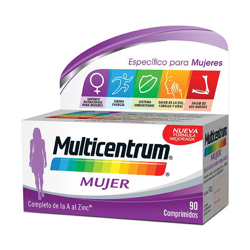 MULTICENTRUM MUJER 90 COMP 173190  MONOVARSALUD en oferta