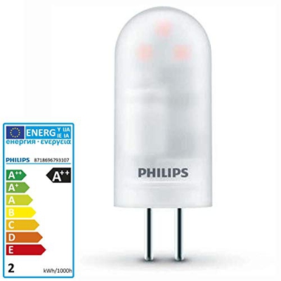Philips CorePro 1.7W G4 A++ Blanco cálido - Lámpara LED (Blanco cálido, A++, 2 kWh, 1,4 cm, 3,8 cm, 8 g)