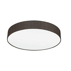 Lámpara de techo Pasteri de textil, marrón, 57 cm precio