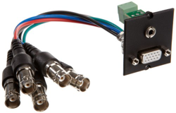 Bachmann 917,073 BACH 917.073 Rahmen VGA+Klinke 5pol BNC+3pol Steckklemme en oferta